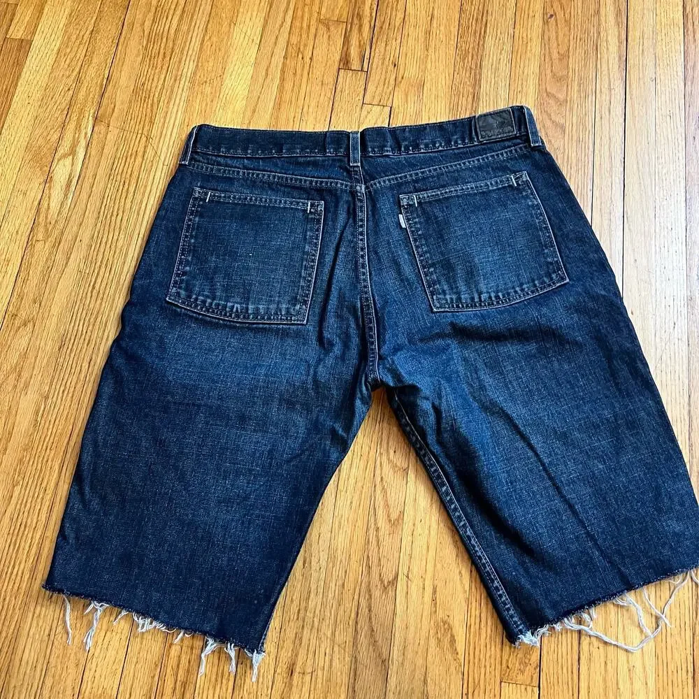 Levi’s Silvertab Shorts Mens 36 Vintage Cut Off Jeans Boot Blue